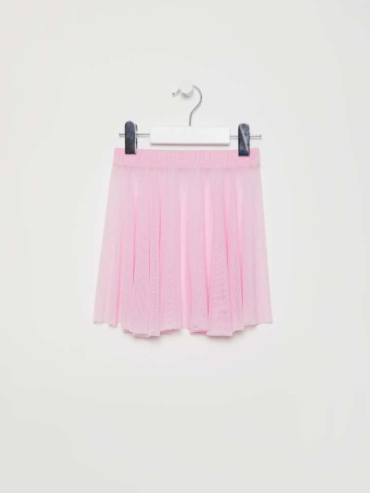 Балетная юбка из сетки для девочек (розовый, 110/ 5-6 YEARS) от Sela