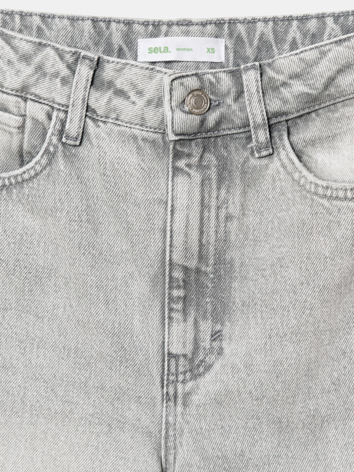 прямые джинсы 413 из органического хлопка универсального стиля с лицевой стороны