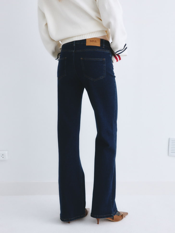 Джинсы Flared fit из линейки SELA Young. Фото №3