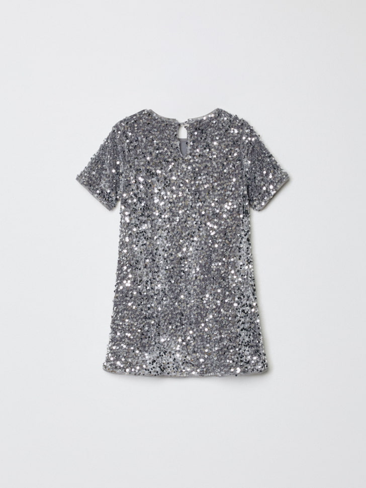 нарядное платье с пайетками для девочек 4610517039613 купить с доставкой