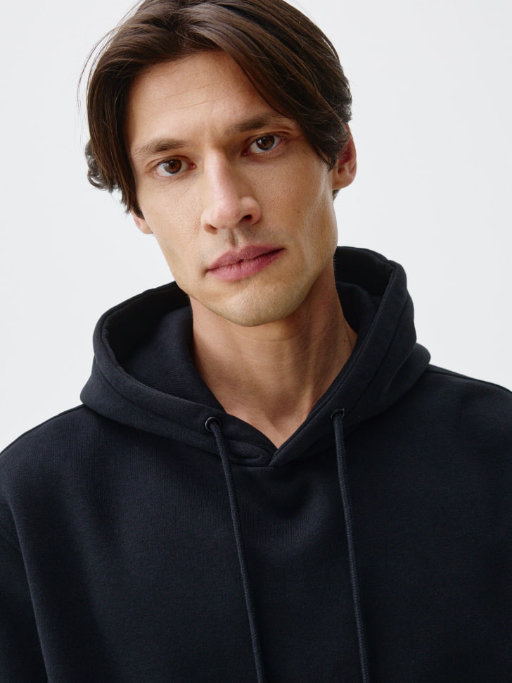 худи regular fit из футера 4680798750415 в интернет магазине