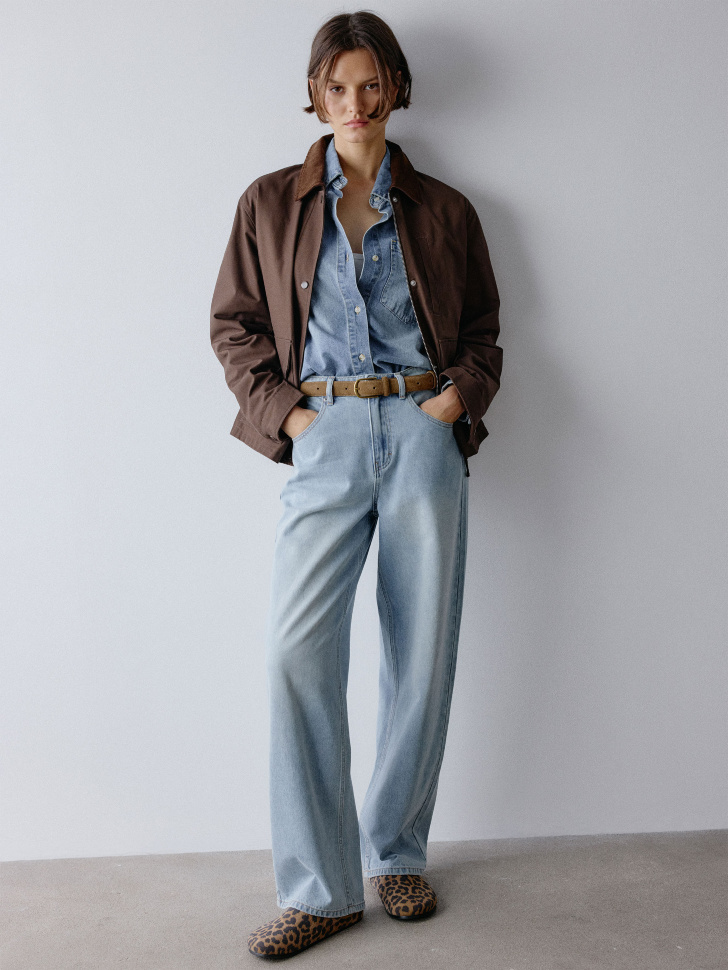 Джинсы WIDE LEG