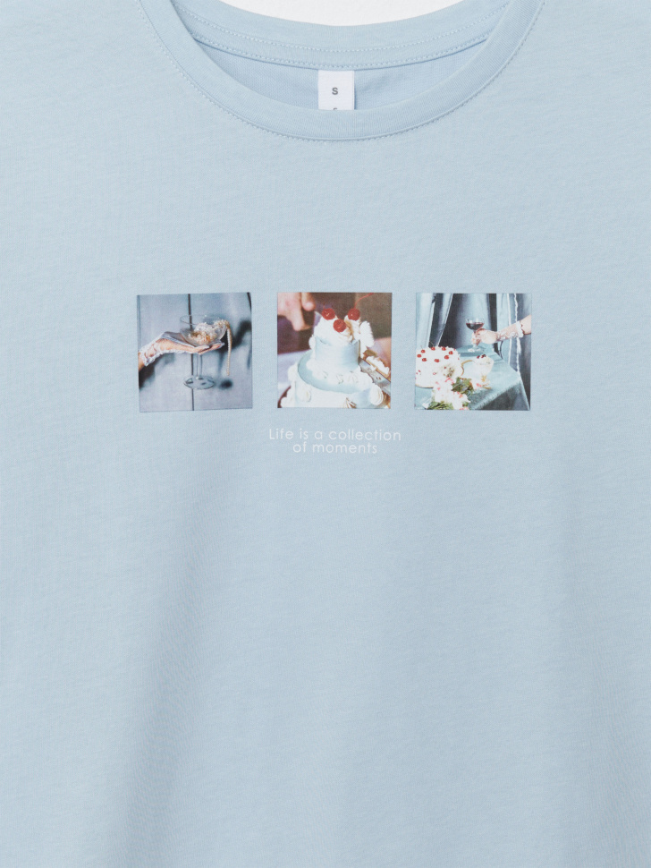 футболка с принтом 4610517356789 по акции