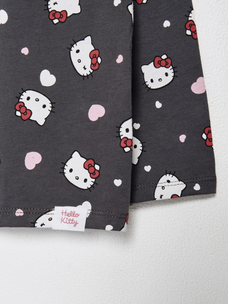 Лонгслив с принтом Hello Kitty для девочек. Фото №7