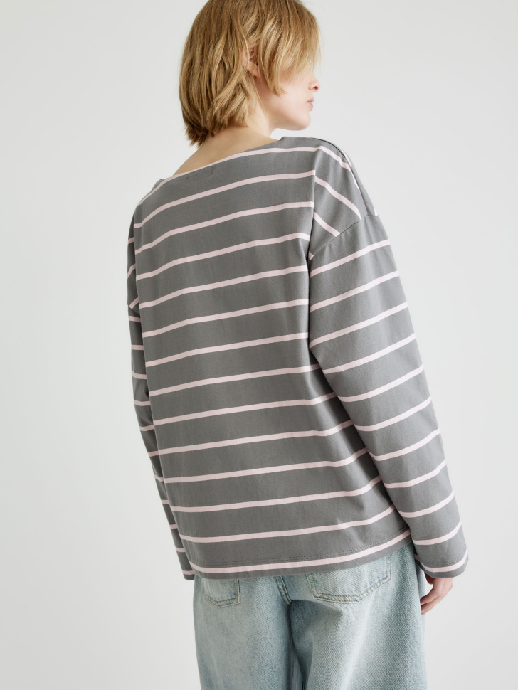 лонгслив оверсайз в полоску 4610517267429 с промокодом