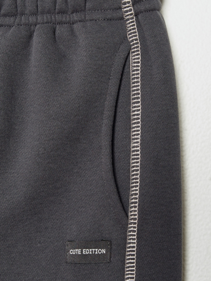 утепленные джоггеры для мальчиков 4610517172525 с промокодом