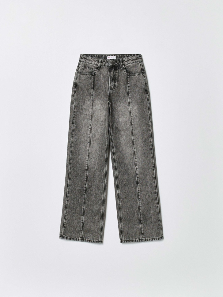 джинсы straight fit из линейки  young из хлопка спереди