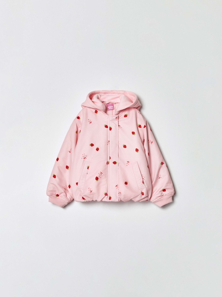 бомбер оверсайз для девочек с принтом  x смешарики по цене 3499 руб вид справа