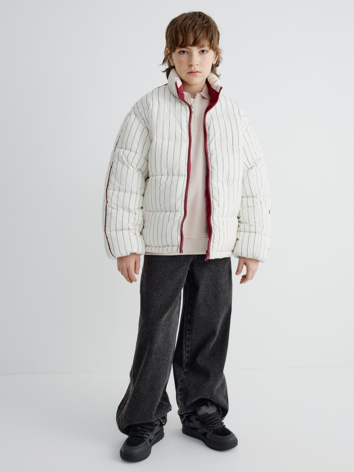 двусторонняя куртка детская от бренда sela вид слева