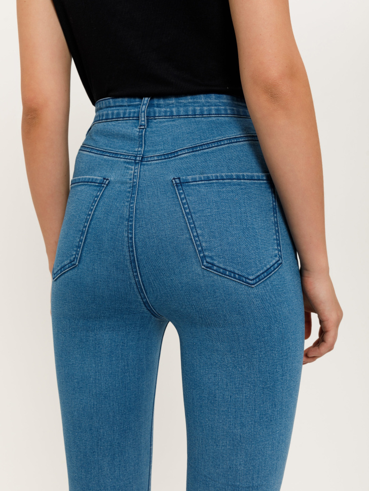 брюки джинсовые женские (синий, XXS) sela 4603375204446 - фото 6