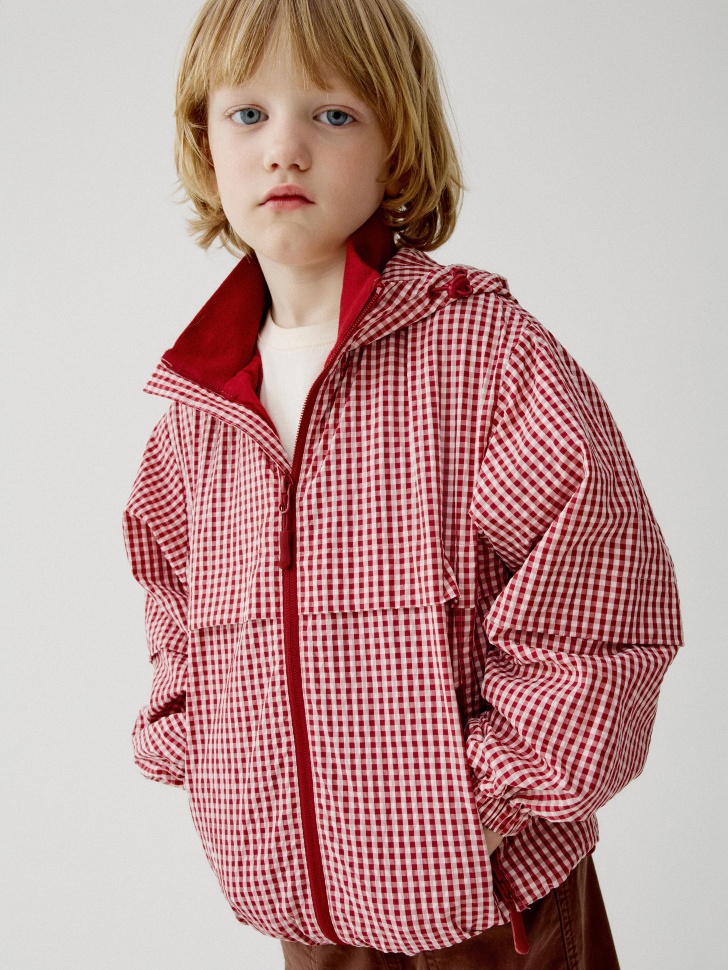 Ветровка в клетку для мальчиков 2799₽