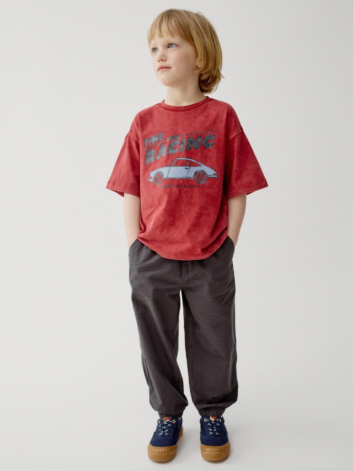 

Джоггеры из смесового хлопка для мальчиков, SL6804061516