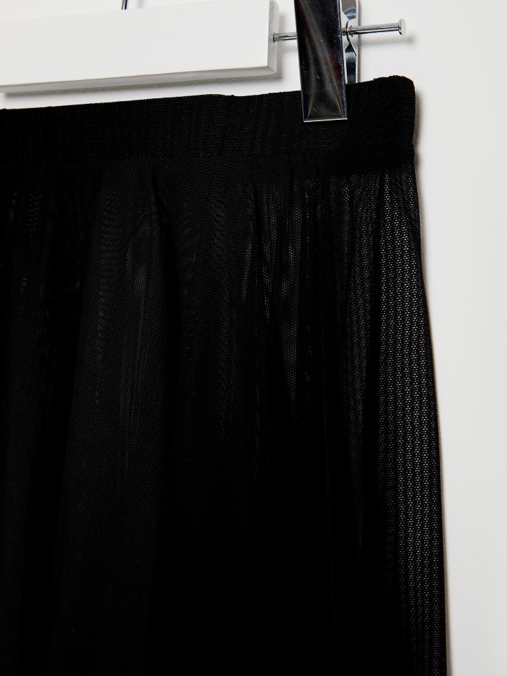 Балетная юбка из сетки для девочек (черный, 116/ 6-7 YEARS) от Sela