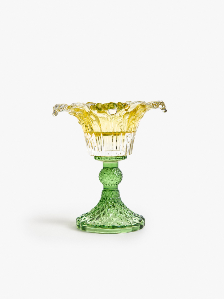 фигурный подсвечник из стекла 4640611127572 фотография