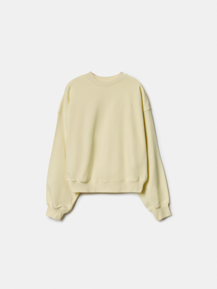 Свитшот оверсайз Sela, желтый, арт. 52010