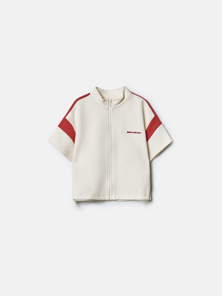 спортивная толстовка с коротким рукавом для мальчиков по цене 1799 руб вид справа