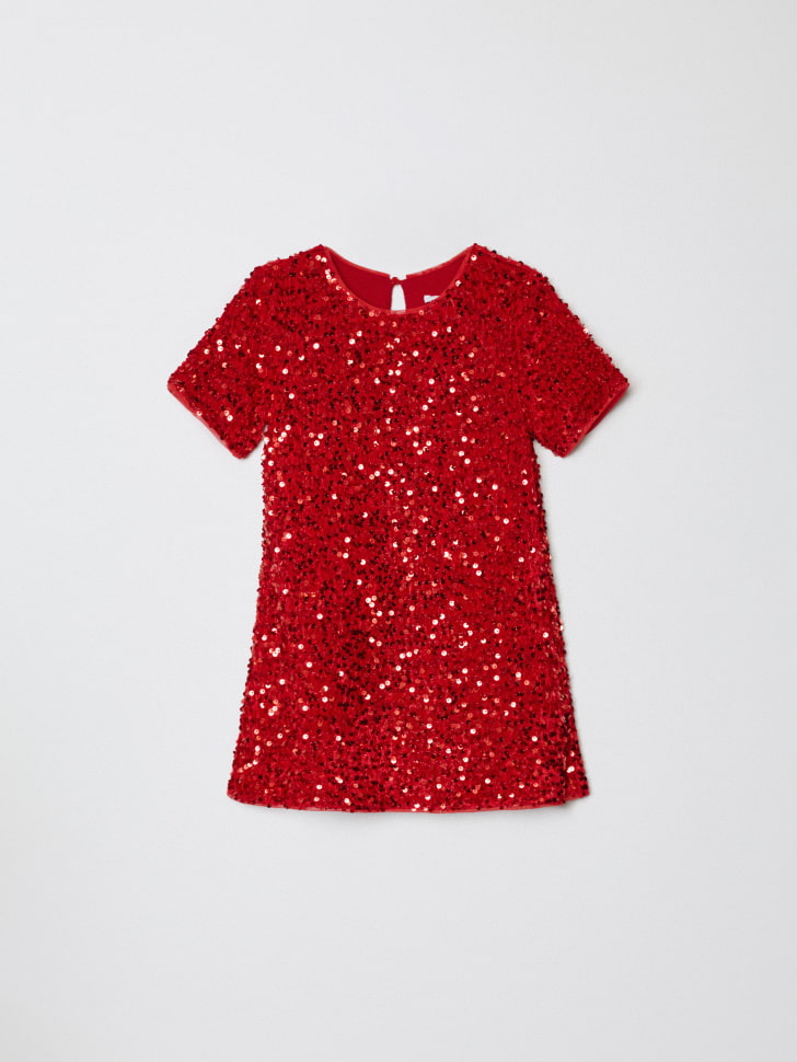 нарядное платье с пайетками для девочек 4610517039552 с промокодом