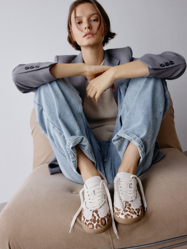 

Кеды из натуральной замши и меха пони, 5808204612