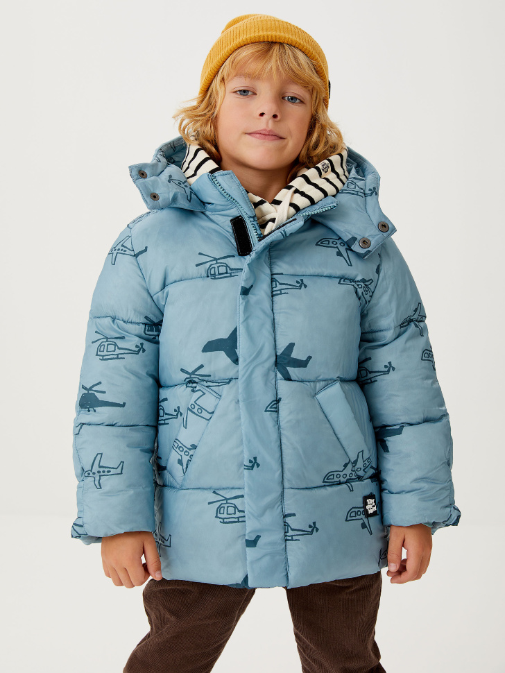 

Стеганый пуховик для мальчика, Голубой