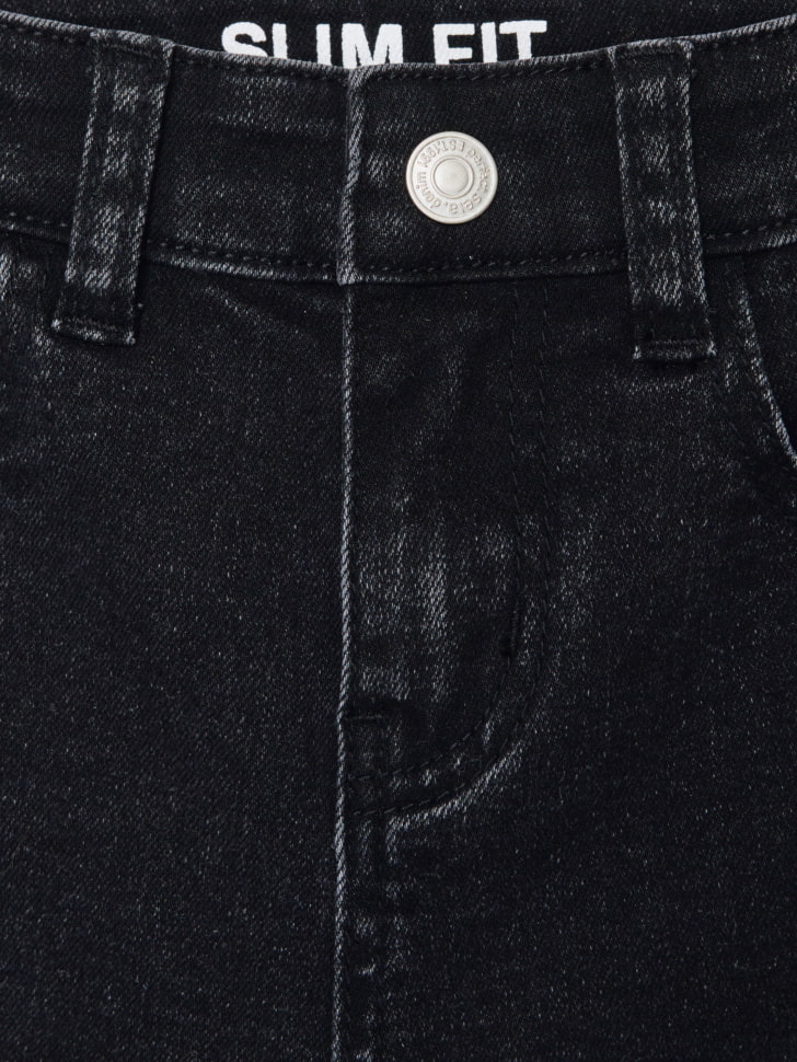 Базовые джинсы Slim fit для девочек. Фото №3