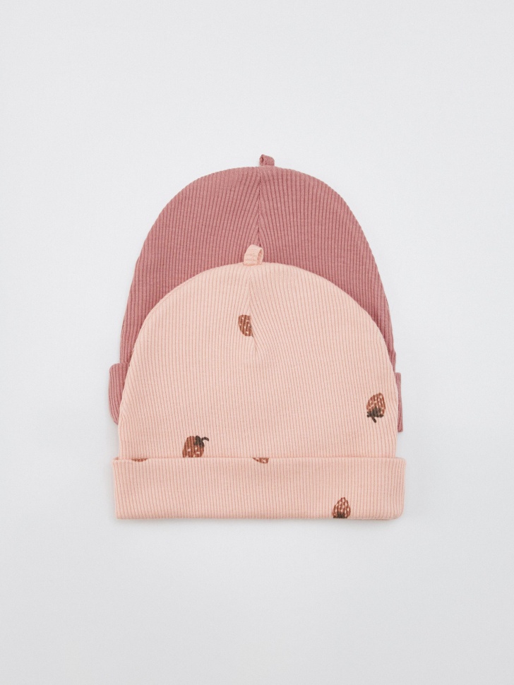 набор из 2 трикотажных шапок для малышей 4680798765761 фотография