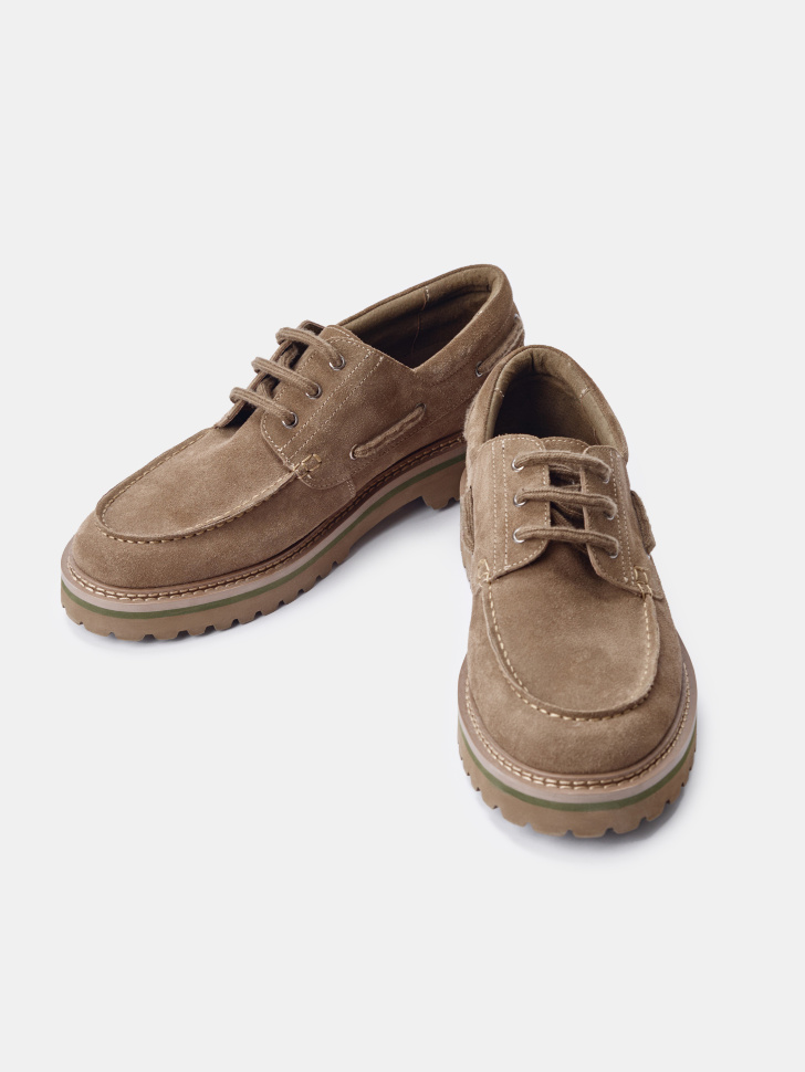 Полуботинки SELA Замшевые, коричневый, арт. 51457