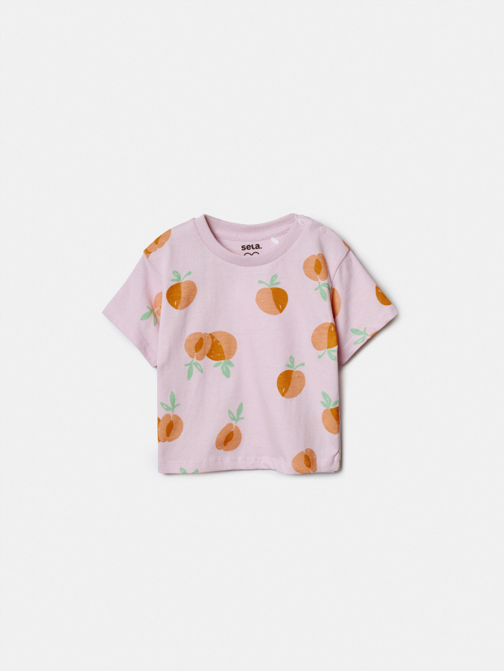 набор из 2 футболок для малышей из россии вид сбоку