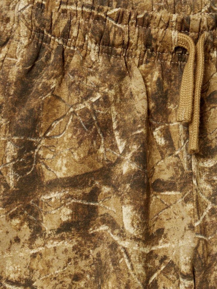 трикотажные шорты с принтом для мальчиков из россии вид сбоку