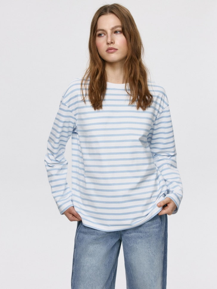 Лонгслив ANNA OVERSIZE FIT