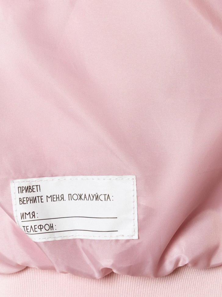 бомбер оверсайз с вышивкой hello kitty my melody для девочек универсального стиля с лицевой стороны