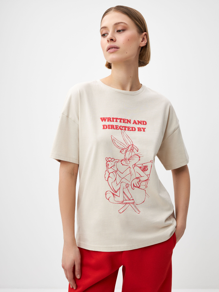 

Футболка DIANA OVERSIZE FIT с принтом Looney Tunes
