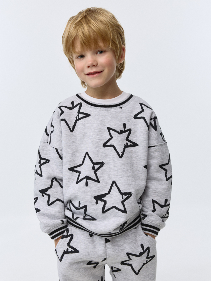 

Свитшот с принтом для мальчиков