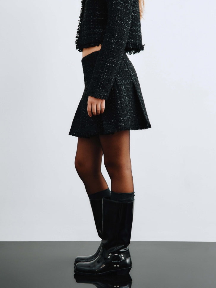 твидовая мини юбка из линейки sela young 4610517286772 в интернет магазине