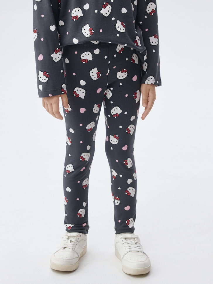 

Леггинсы с принтом Hello Kitty для девочек
