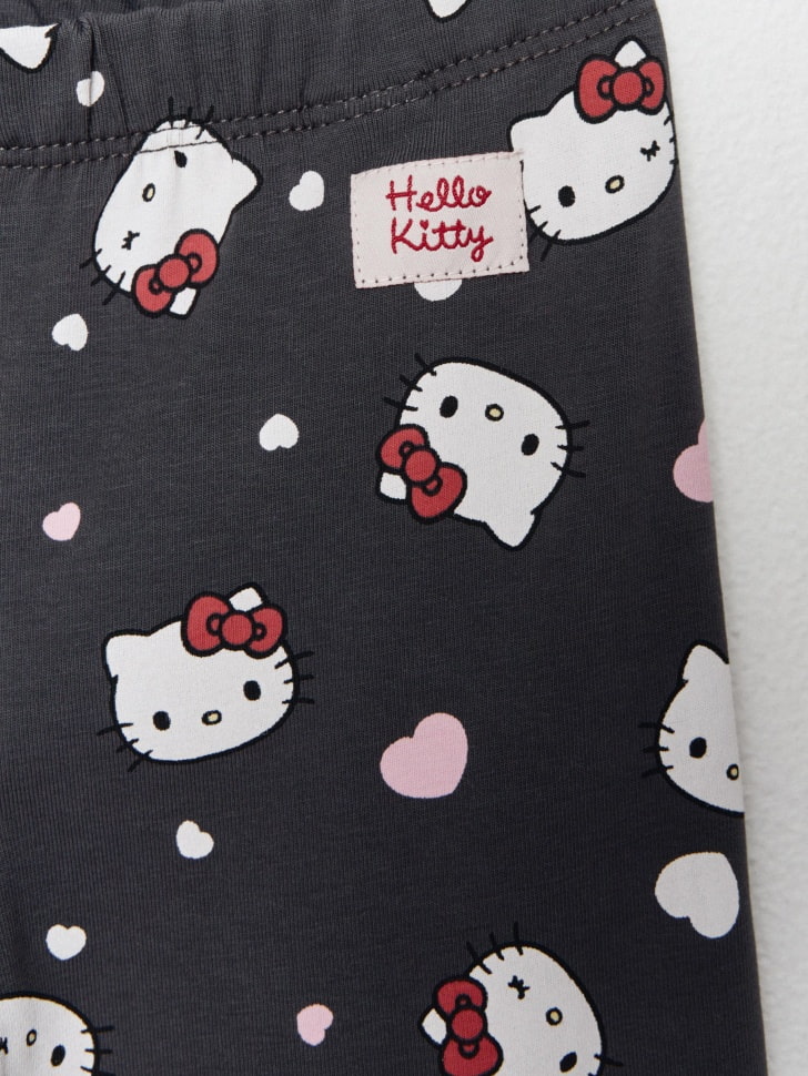 Леггинсы с принтом Hello Kitty для девочек. Фото №5