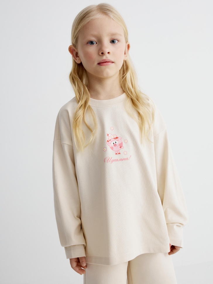 Лонгслив SELA x Смешарики, арт. 32392