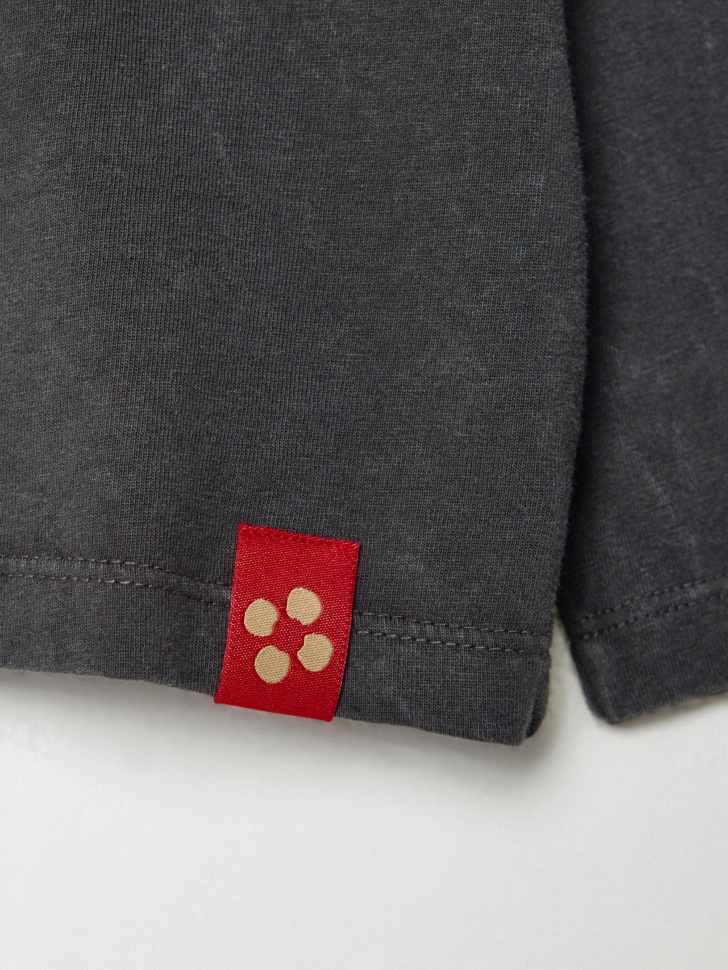 лонгслив детский с принтом  x союзмультфильм из хлопка спереди