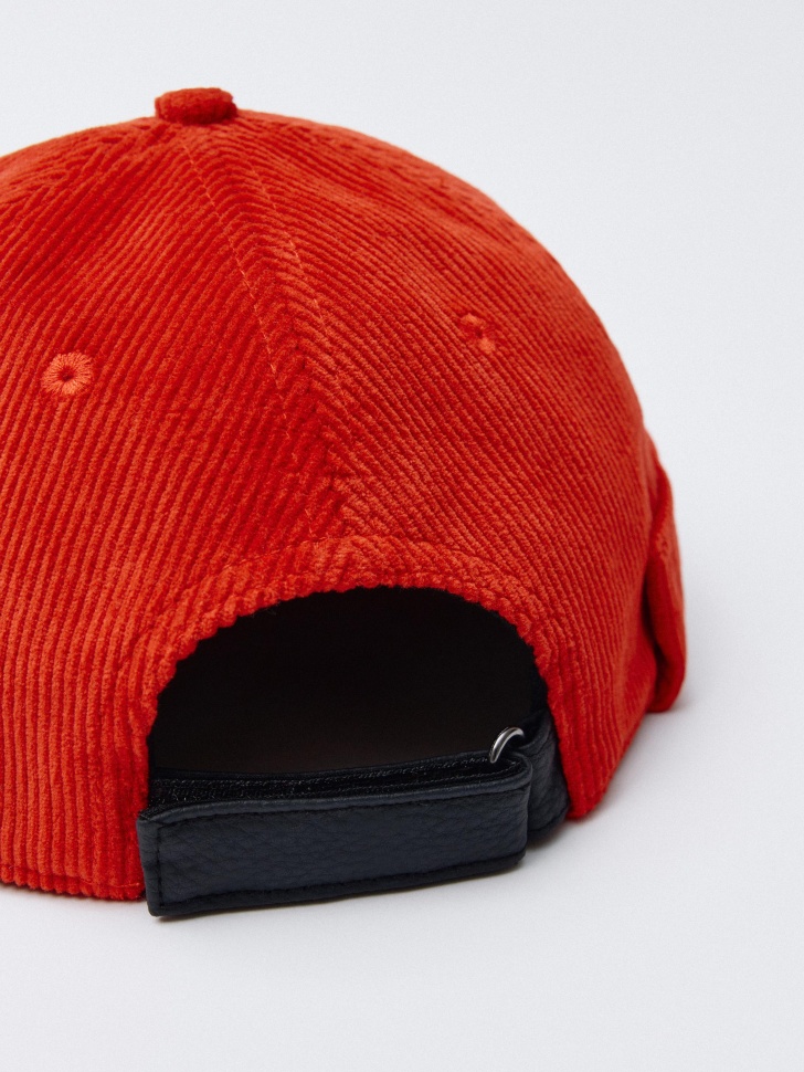 вельветовая кепка-докер из коллекции  x союзмультфильм от бренда sela вид слева