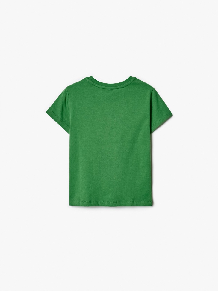 футболка оверсайз с принтом для мальчиков от бренда sela вид слева