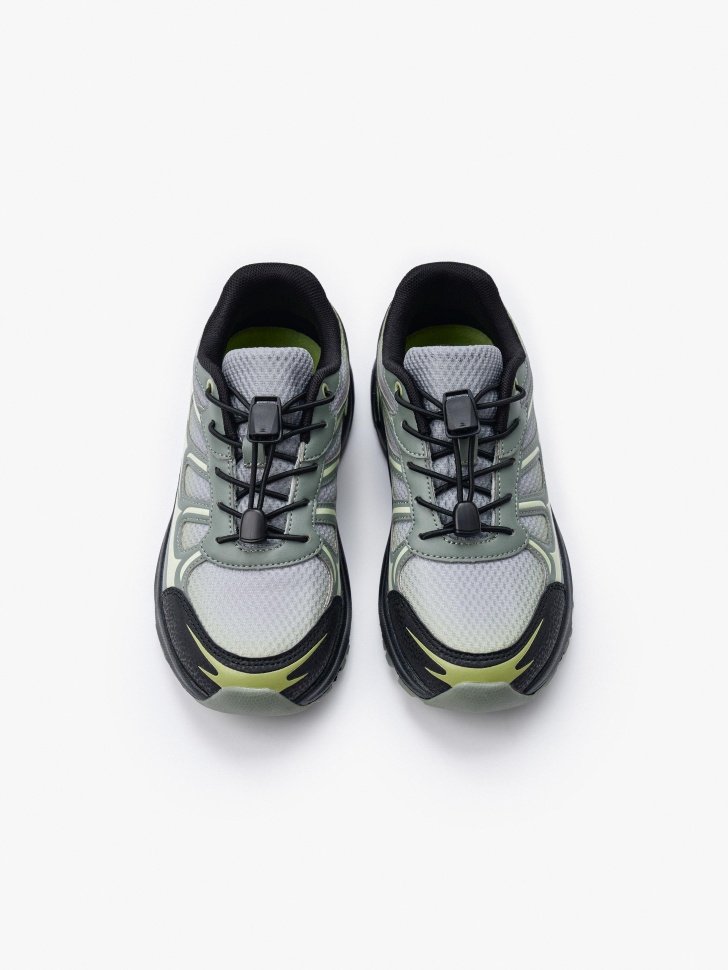 комбинированные кроссовки-хайкеры для мальчиков по цене 4599 руб вид справа