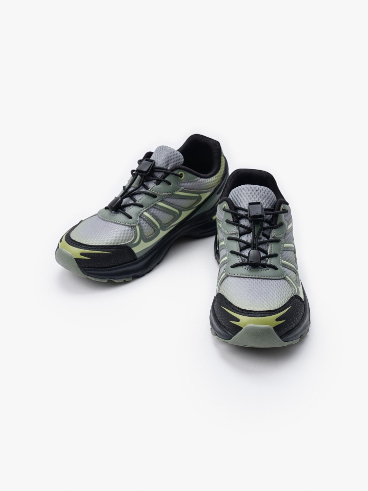 комбинированные кроссовки-хайкеры для мальчиков из проверенных материалов спереди