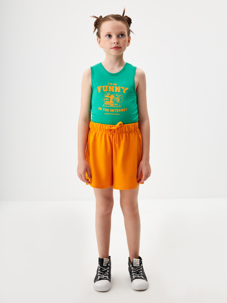 

Трикотажные шорты для девочек