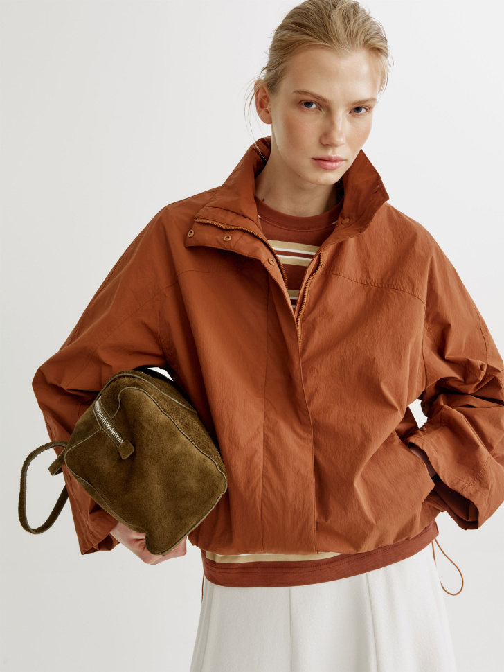 Ветровка SELA, коричневый, арт. 51448