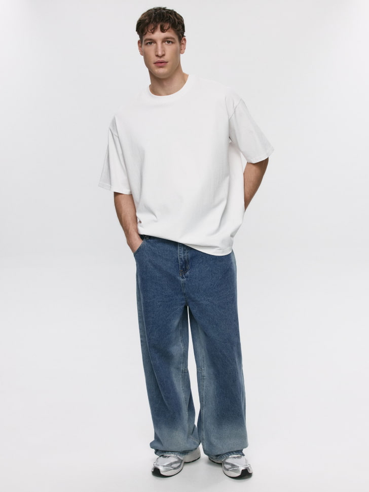 

Джинсы WIDE LEG со средней посадкой