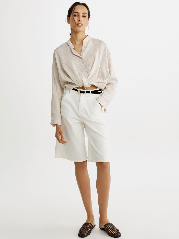 Джинсовые шорты-бермуды премиум качества 3999₽