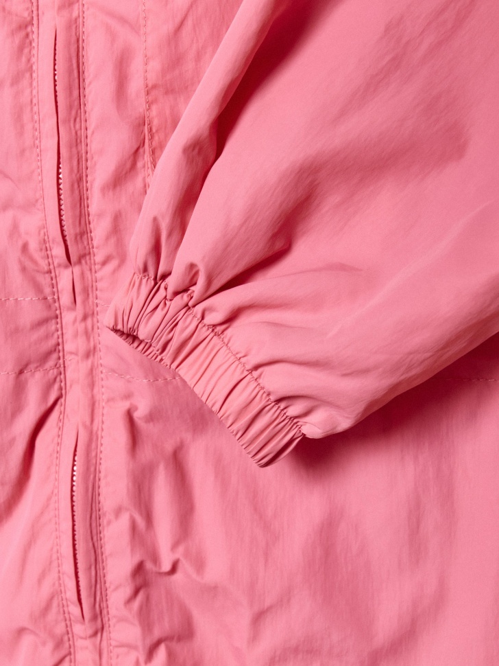 ветровка из нейлона для девочек из нейлона спереди