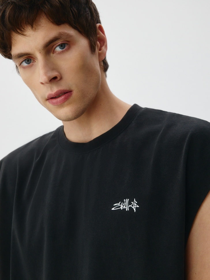 футболка с эффектом стирки 4680798106762 в интернет магазине