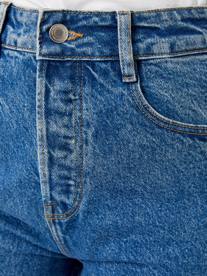 Прямые джинсы (синий, S) sela 4640078617319 - фото 5