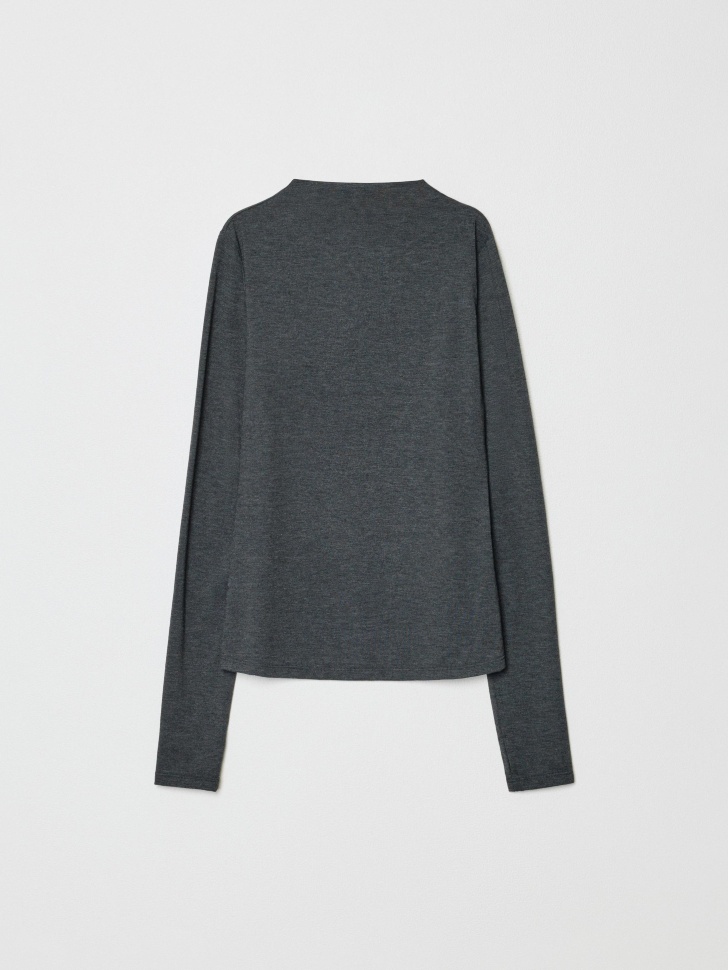 лонгслив с содержанием шелка и шерсти 4610517272799 по низкой цене