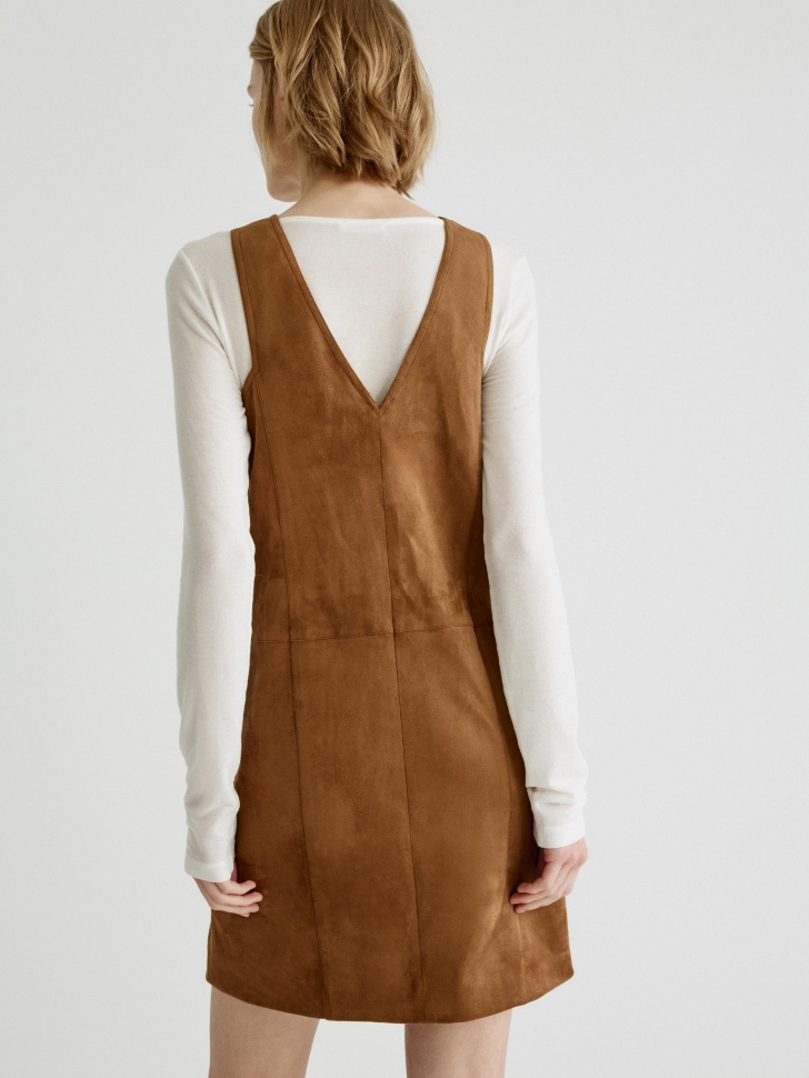 свободное платье из искусственной замши 4680798564487 с промокодом